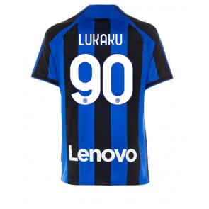 Inter Milan Romelu Lukaku #90 Hemmatröja 2022-23 Kortärmad